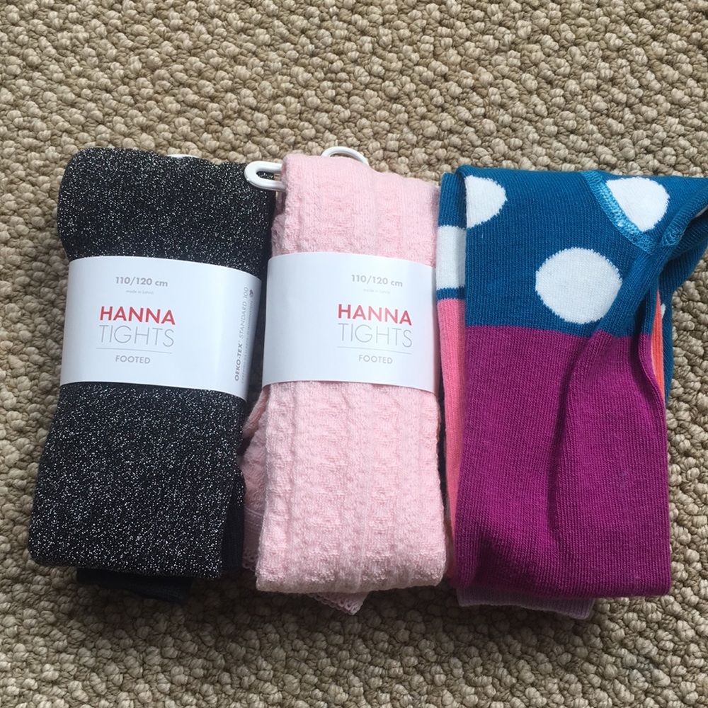 Hanna Andersson tights bundle